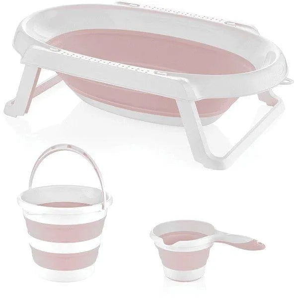 Set Baignoire pliable + Seau + Verseur - Babyboss.ma - bain - pour bébé maroc