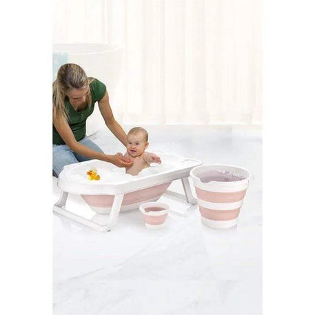 Set Baignoire pliable + Seau + Verseur - bain - Hygiène et Soin pour bébé Maroc -www.babyboss.ma