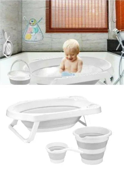 Set Baignoire pliable + Seau + Verseur - Babyboss.ma - bain - pour bébé maroc