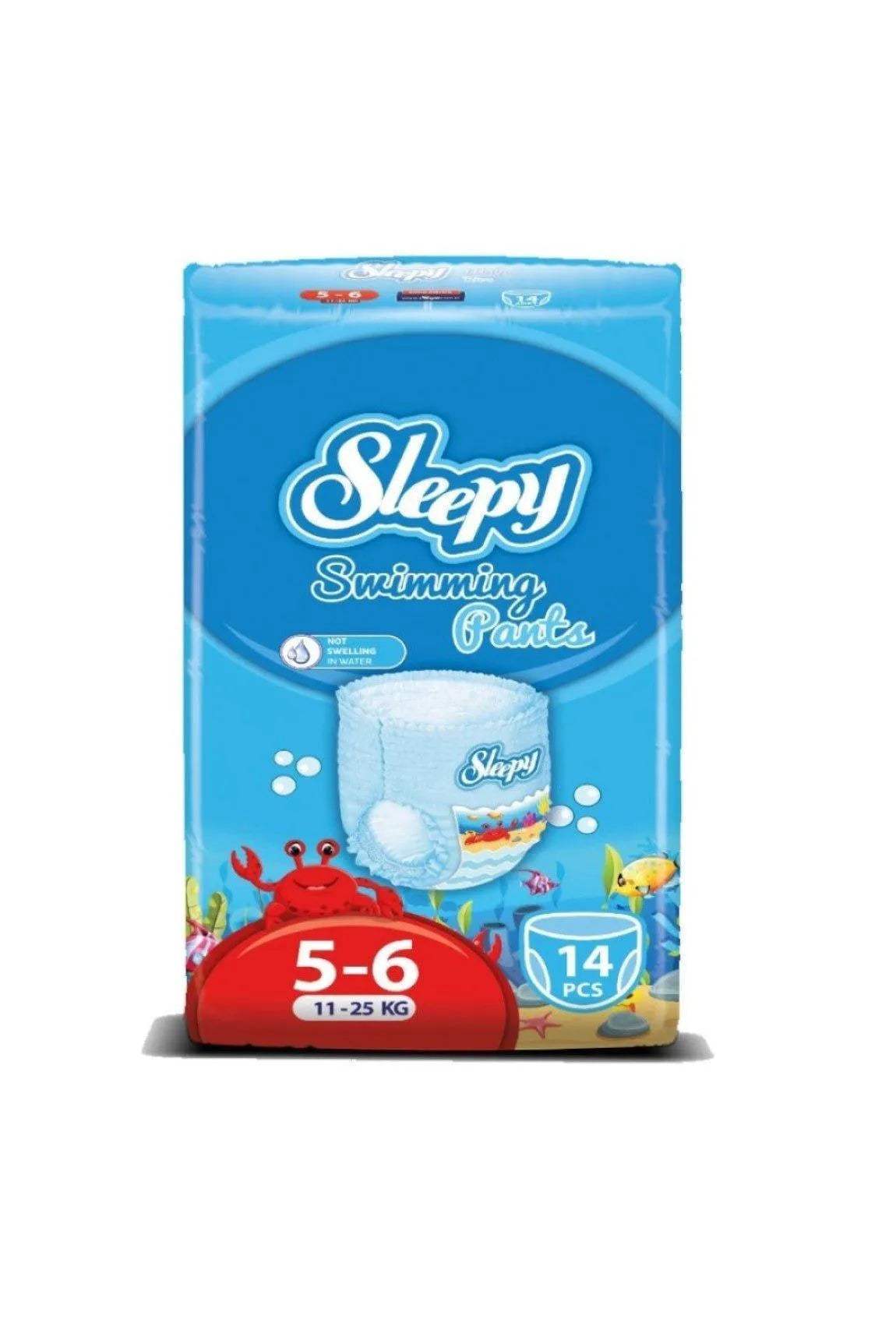 Sleepy Natural Couches de piscine Taille 5/6 - (11-25kg) 14 Unités - Sleepy - Hygiène et Soin - Babyboss.ma