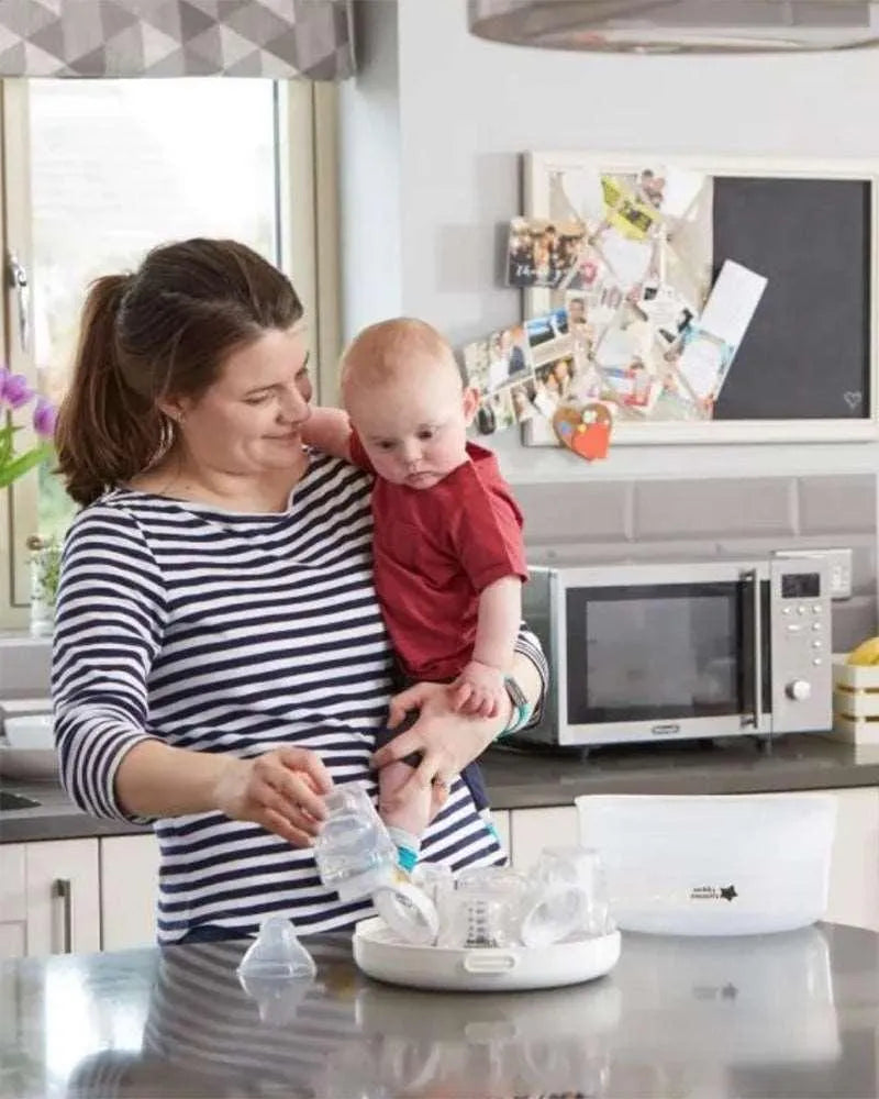 Stérilisateur micro-ondes à micro-vapeur Tommee Tippee - Babyboss.ma - Tommee Tippee - pour bébé maroc