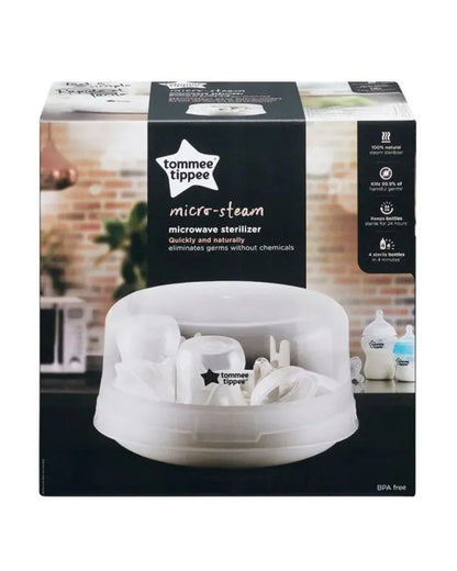 Stérilisateur micro-ondes à micro-vapeur Tommee Tippee - Babyboss.ma - Tommee Tippee - pour bébé maroc