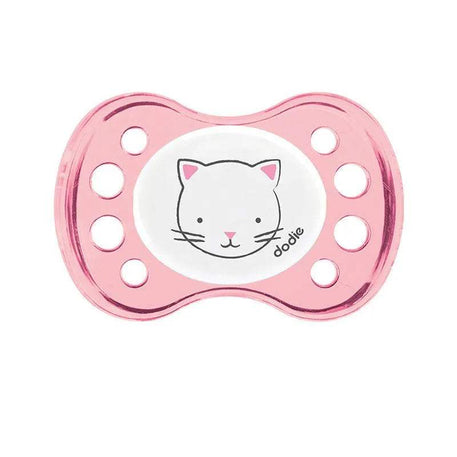 Sucette Anatomique Dodie 0-2m - Rose Chat - Dodie - Sucettes pour bébé Maroc -www.babyboss.ma
