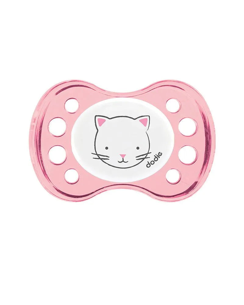 Sucette Anatomique Dodie 0-2m - Rose Chat - Babyboss.ma - Dodie - pour bébé maroc