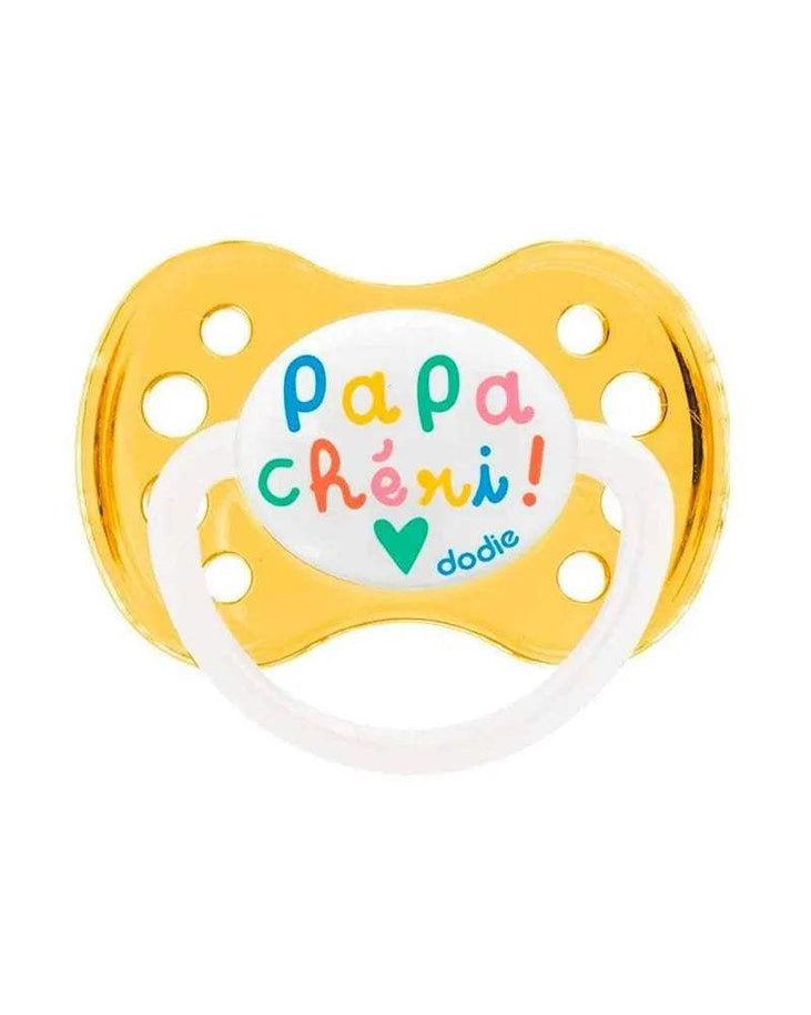 Sucette Dodie Anatomique Silicone 6m+ - Papa Chéri - Dodie - pour bébé maroc - www.babyboss.ma