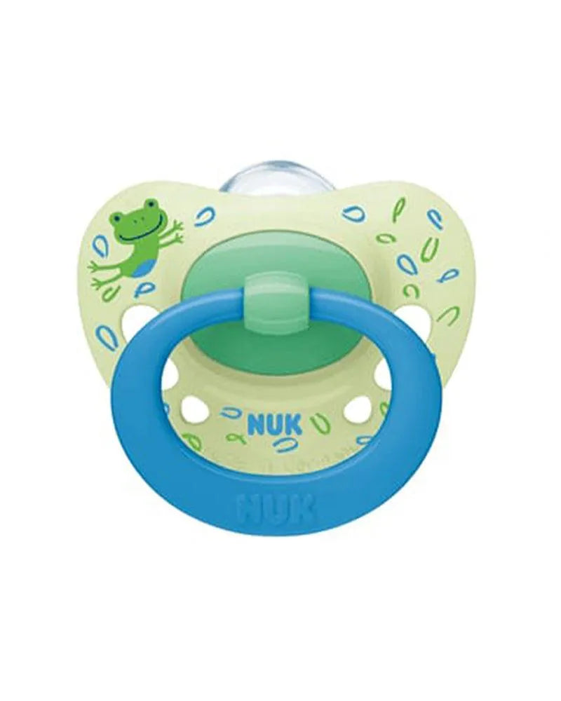 Sucette NUK Signature 6-18M - Bleu & Vert - Babyboss.ma - NUK - pour bébé maroc