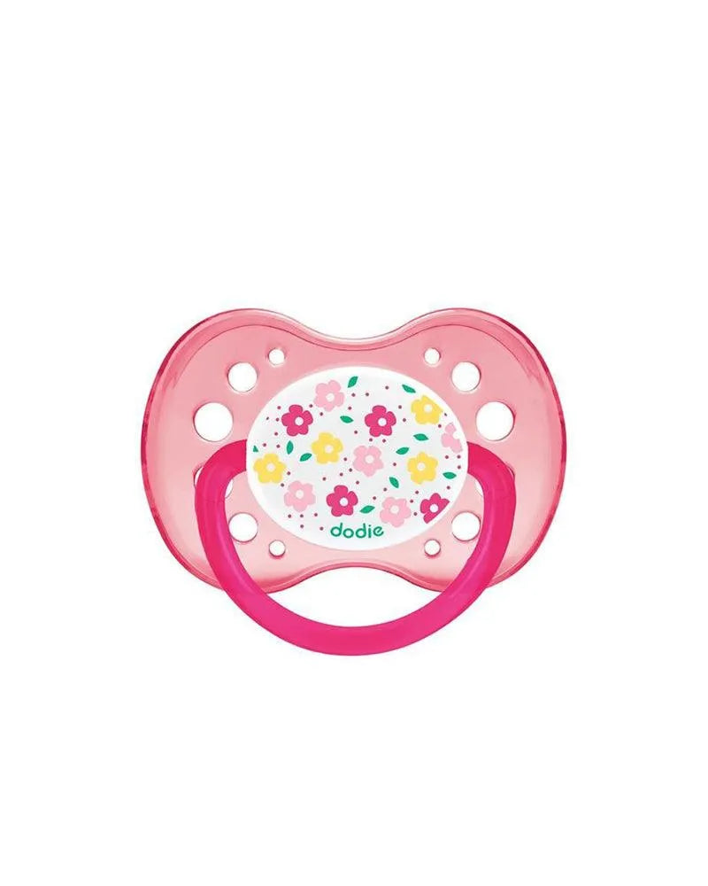 Sucette Physiologique Silicone Dodie +18m - Fleurs - Babyboss.ma - Dodie - pour bébé maroc