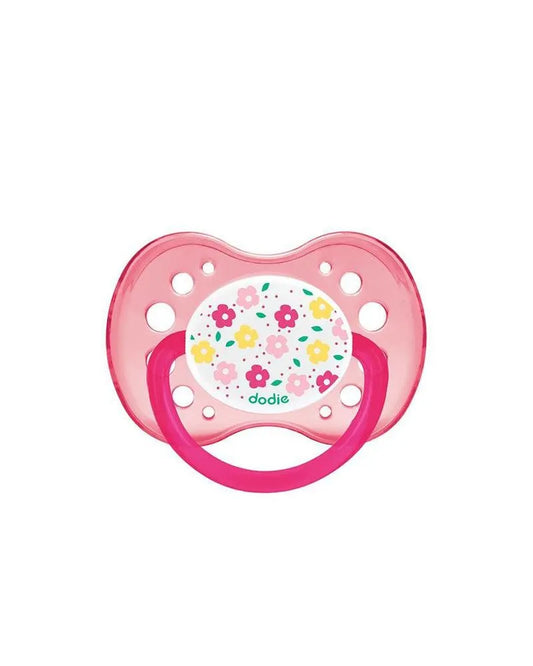 Sucette Physiologique Silicone Dodie +18m - Fleurs - Babyboss.ma - Dodie - pour bébé maroc