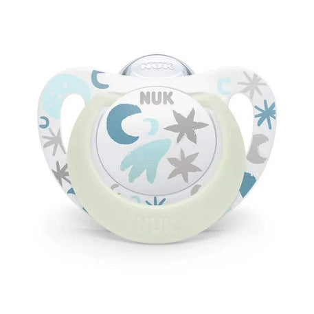 Sucette Star Night NUK 0-6M - Étoiles - NUK - Sucettes pour bébé Maroc -www.babyboss.ma