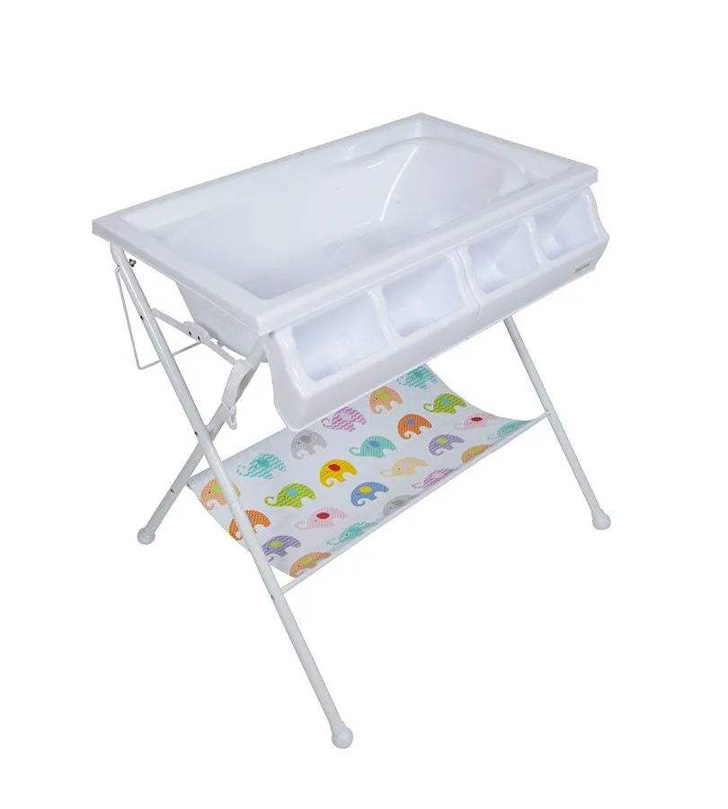 طاولة تغيير 2 في 1 باللون الأخضر - مون بيبي - BABYBOSS