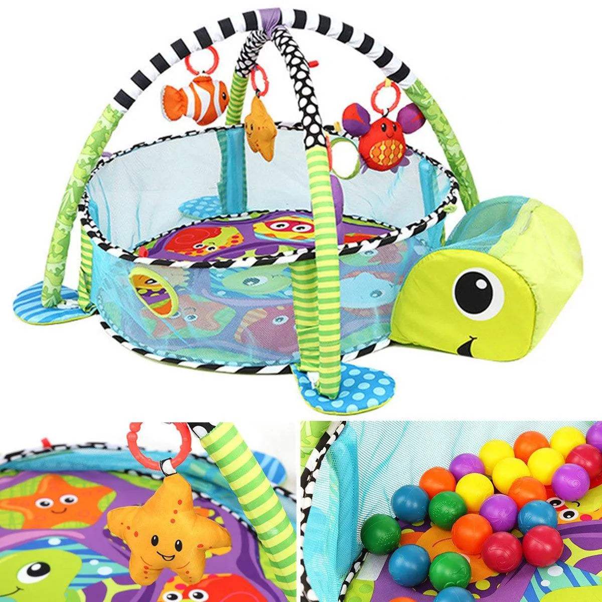 Tapis d'éveil + 30 ball - babyboss toys - pour bébé Maroc -www.babyboss.ma