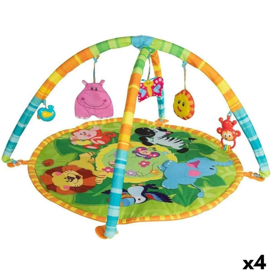 Tapis de jeu Winfun Jungle Tissu 4 Unités - Winfun - pour bébé Maroc -www.babyboss.ma