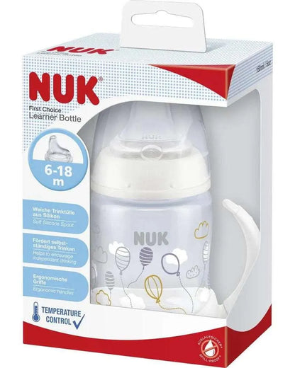 Tasse d'apprentissage NUK avec Température Control 150ml 6-18M - Blanc - Babyboss.ma - NUK - pour bébé maroc