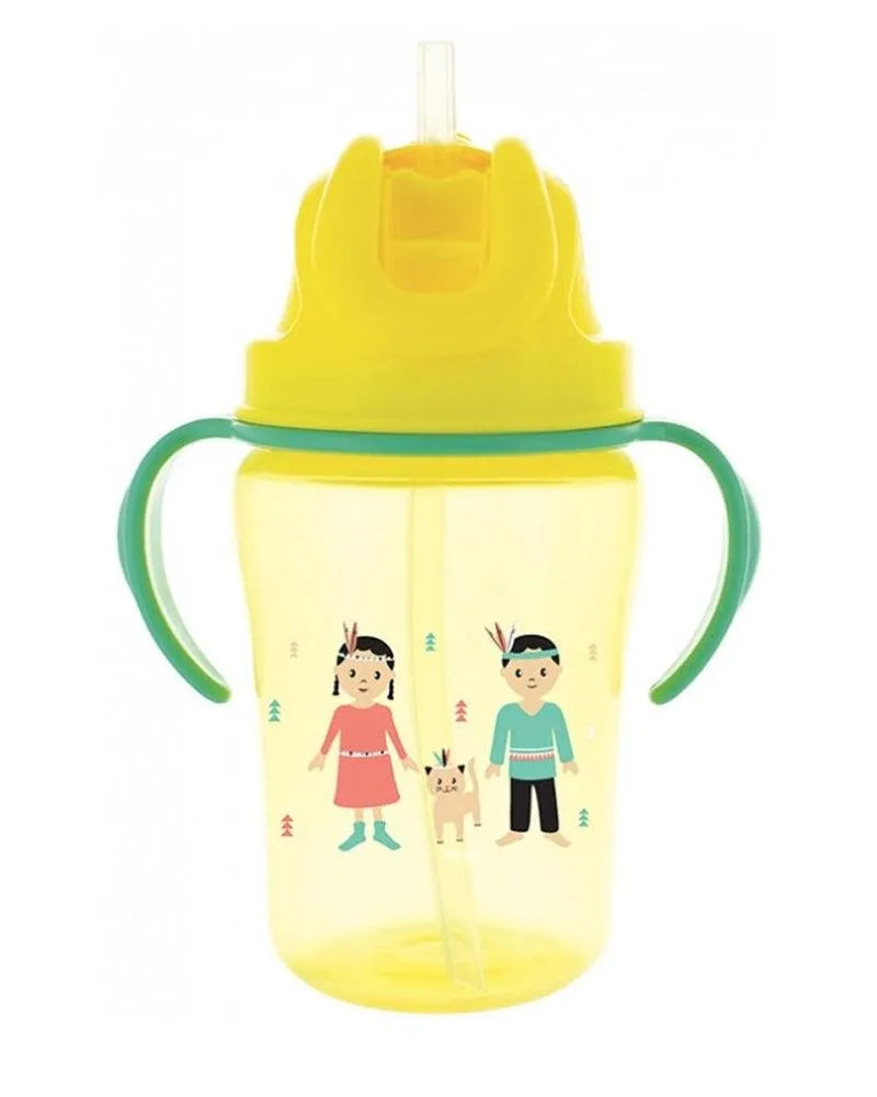 Tasse Dodie Paille 350ml 18M+ - Jaune - Babyboss.ma - Dodie - pour bébé maroc