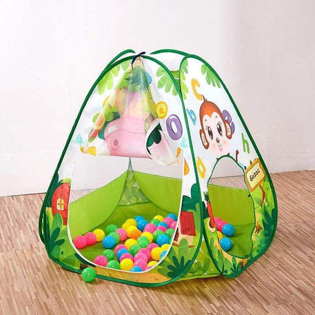 tente-de-jeu-tunnel-3-en-1-oceanpool-vert-babyboss-ma-babyboss-toys-pour-bebe-maroc-2 - Babyboss.ma -bebe-maroc
