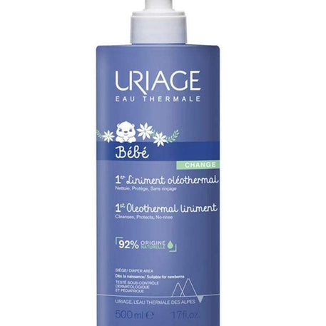 Uriage Bébé 1er Liniment Oléothermal - 500ml - Uriage Bébé - Hygiène et Soin pour bébé Maroc -www.babyboss.ma
