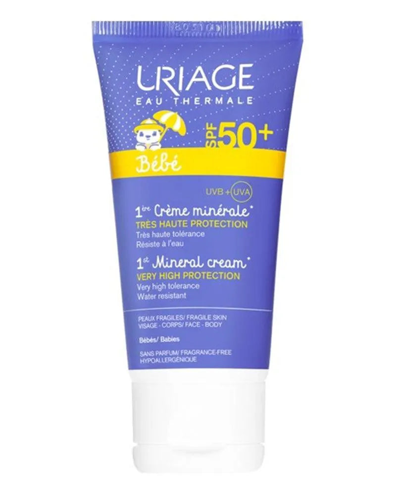 Uriage Bébé 1ère Crème Minérale SPF50+ 50ml - Babyboss.ma - Uriage Bébé - pour bébé maroc