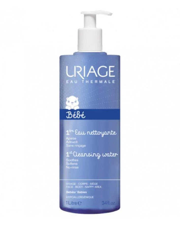 Uriage Bébé 1ère Eau nettoyante - 1L - Uriage Bébé - Hygiène et Soin pour bébé Maroc -www.babyboss.ma