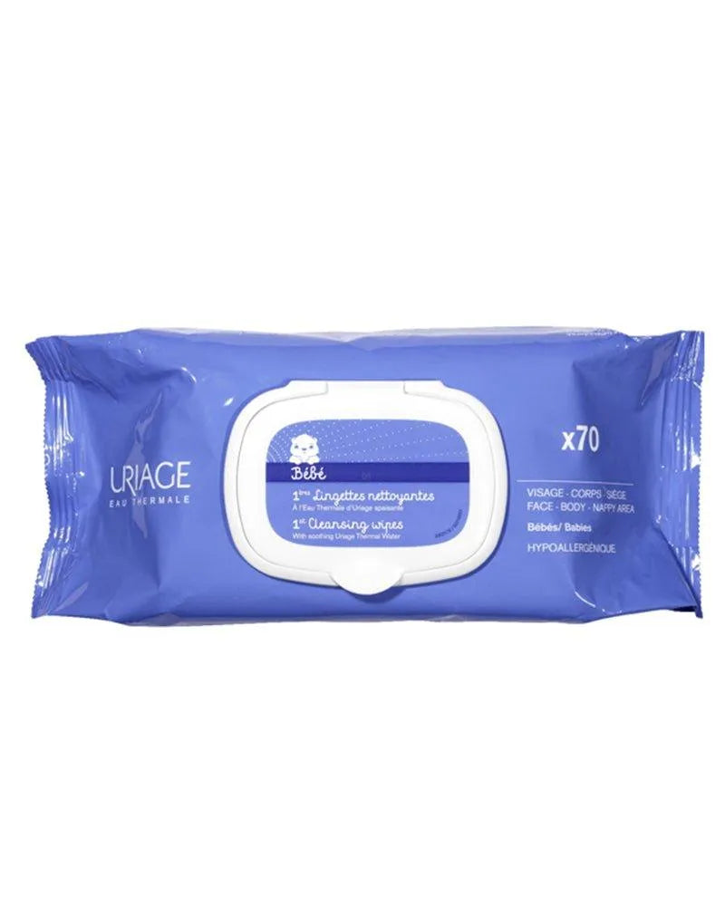 Uriage Bébé 1ères Lingettes Nettoyantes - 70 Unités - Babyboss.ma - Uriage Bébé - pour bébé maroc