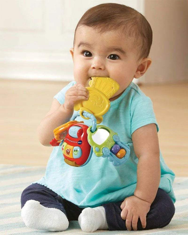Vetch Mon hochet P'tites clés magiques 3-36m - Vtech - Jouets Musicaux pour bébé Maroc -www.babyboss.ma