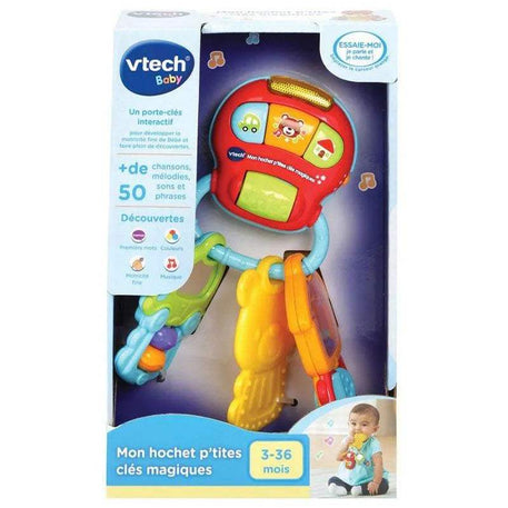 Vetch Mon hochet P'tites clés magiques 3-36m - Vtech - Jouets Musicaux pour bébé Maroc -www.babyboss.ma