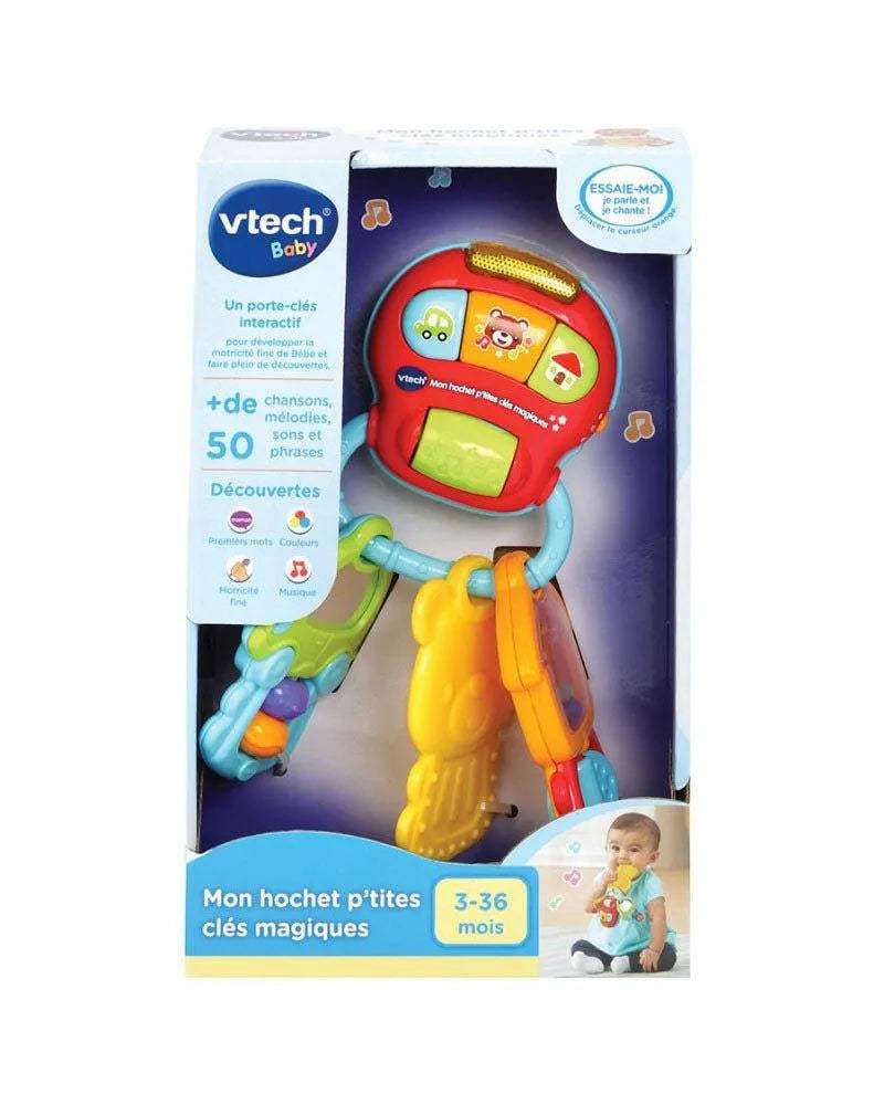 Vetch Mon hochet P'tites clés magiques 3-36m - Vtech - Jouets Musicaux pour bébé Maroc -www.babyboss.ma