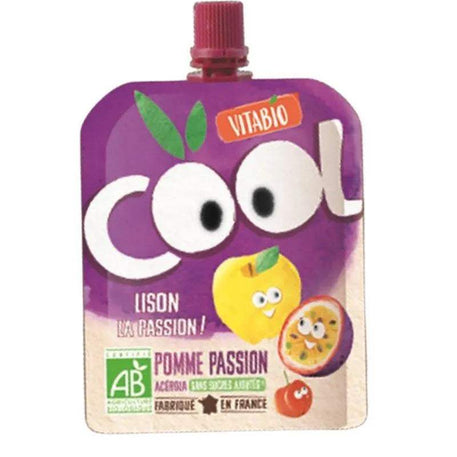 Vitabio COOL FRUITS Pomme de Provence & Passion 4x 90g - Vitabio - Alimentation pour bébé Maroc -www.babyboss.ma