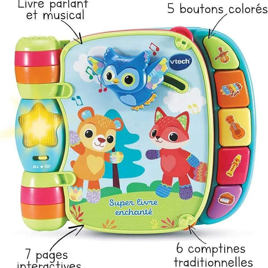 VTECH BABY SUPER LIVRE ENCHANTÉ DES BABY LOULOUS - Vtech - pour bébé Maroc -www.babyboss.ma