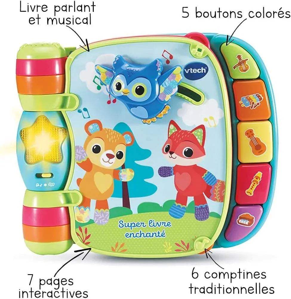 VTECH BABY SUPER LIVRE ENCHANTÉ DES BABY LOULOUS - Vtech - pour bébé Maroc -www.babyboss.ma