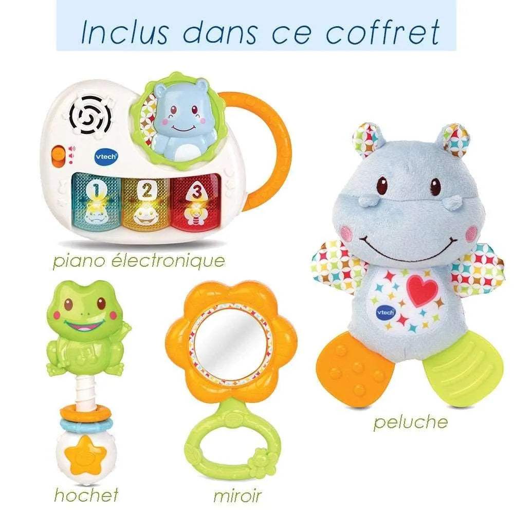 VTECH - Coffret naissance bleu - Vtech - pour bébé Maroc -www.babyboss.ma
