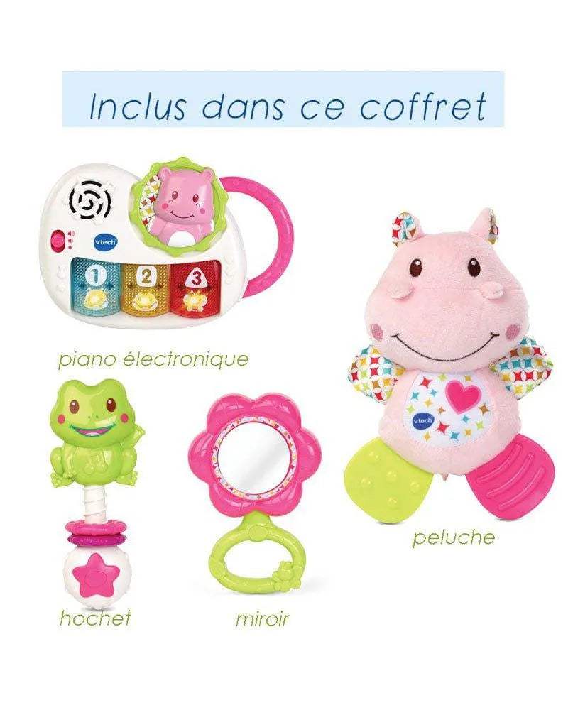 Vtech Coffret Naissance Rose 0-36m - Vtech - Jouets Musicaux pour bébé Maroc -www.babyboss.ma