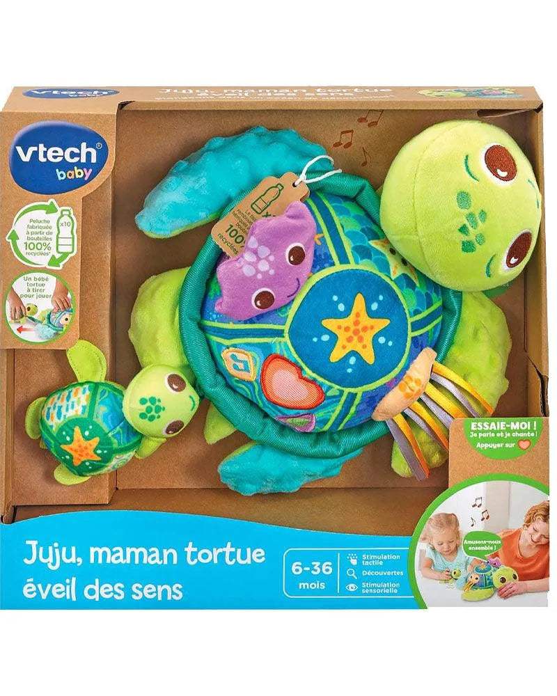 Vtech Juju, Maman Tortue Eveil Des Sens 6-36M - Vtech - Jouets D'Éveil pour bébé Maroc -www.babyboss.ma