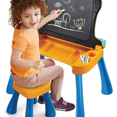 Vtech Magi bureau interactif 5 en 1 Bleu - 3-6A - Vtech - Jouets d'activités pour bébé Maroc -www.babyboss.ma