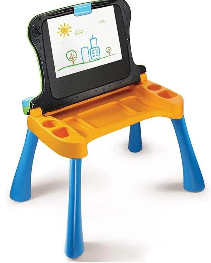 Vtech Magi bureau interactif 5 en 1 Bleu - 3-6A - Vtech - Jouets d'activités pour bébé Maroc -www.babyboss.ma