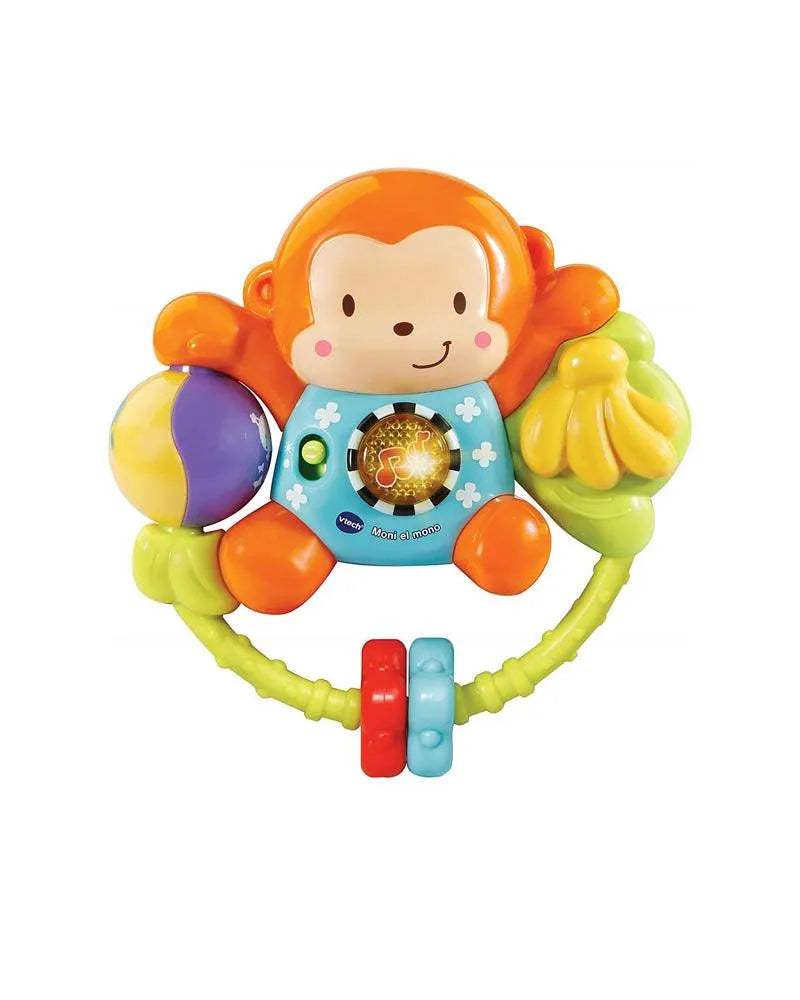 Vtech Mon Hochet Tourni Ouistiti 3-36M - Vtech - Hochets pour bébé Maroc -www.babyboss.ma