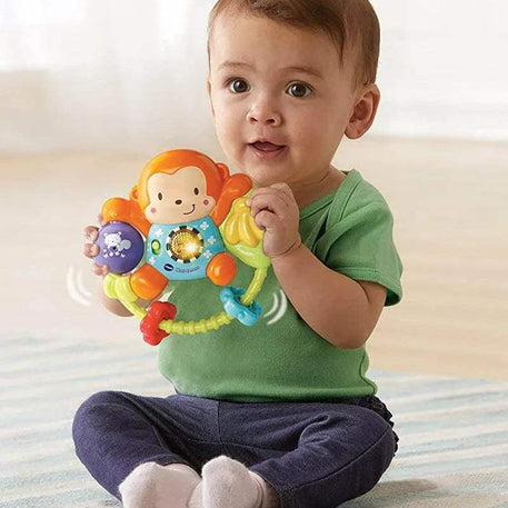 Vtech Mon Hochet Tourni Ouistiti 3-36M - Vtech - Hochets pour bébé Maroc -www.babyboss.ma
