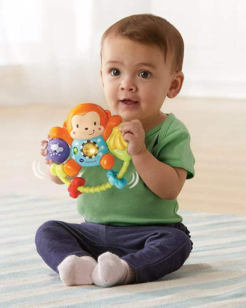 Vtech Mon Hochet Tourni Ouistiti 3-36M - Vtech - Hochets pour bébé Maroc -www.babyboss.ma