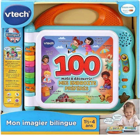 Vtech Mon imagier bilingue mes endroit préféré 18M-4A - Vtech - Jouets éducatifs pour bébé Maroc -www.babyboss.ma