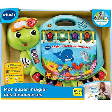 Vtech Mon super imagier des découvertes 12-36M - Vtech - Jouets éducatifs pour bébé Maroc -www.babyboss.ma