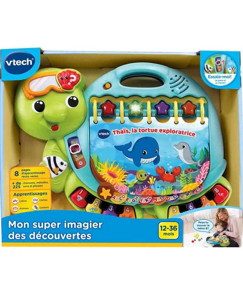 Vtech Mon super imagier des découvertes 12-36M - Babyboss.ma - Vtech - pour bébé maroc