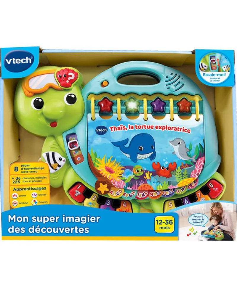 Vtech Mon super imagier des découvertes 12-36M - Vtech - Jouets éducatifs pour bébé Maroc -www.babyboss.ma