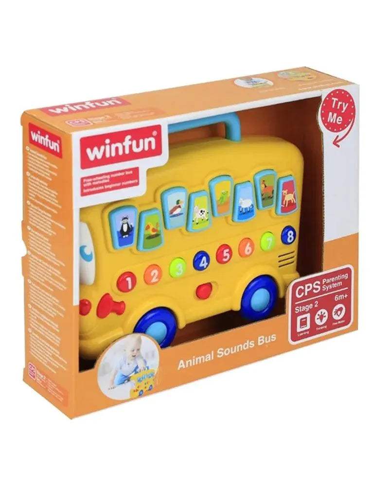 Winfun Bus des Animaux 6M+ - Winfun - Jouets éducatifs pour bébé Maroc -www.babyboss.ma
