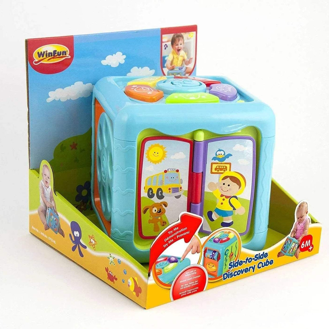 WINFUN - Cube Découverte - babyboss toys - pour bébé Maroc -www.babyboss.ma