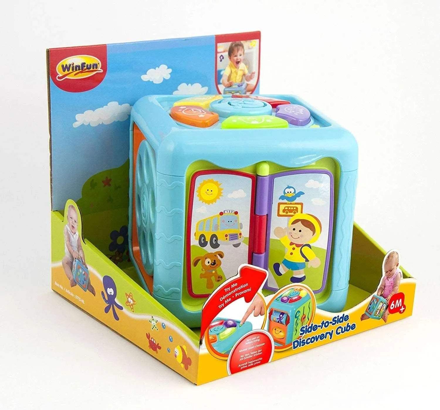 WINFUN - Cube Découverte - babyboss toys - pour bébé Maroc -www.babyboss.ma