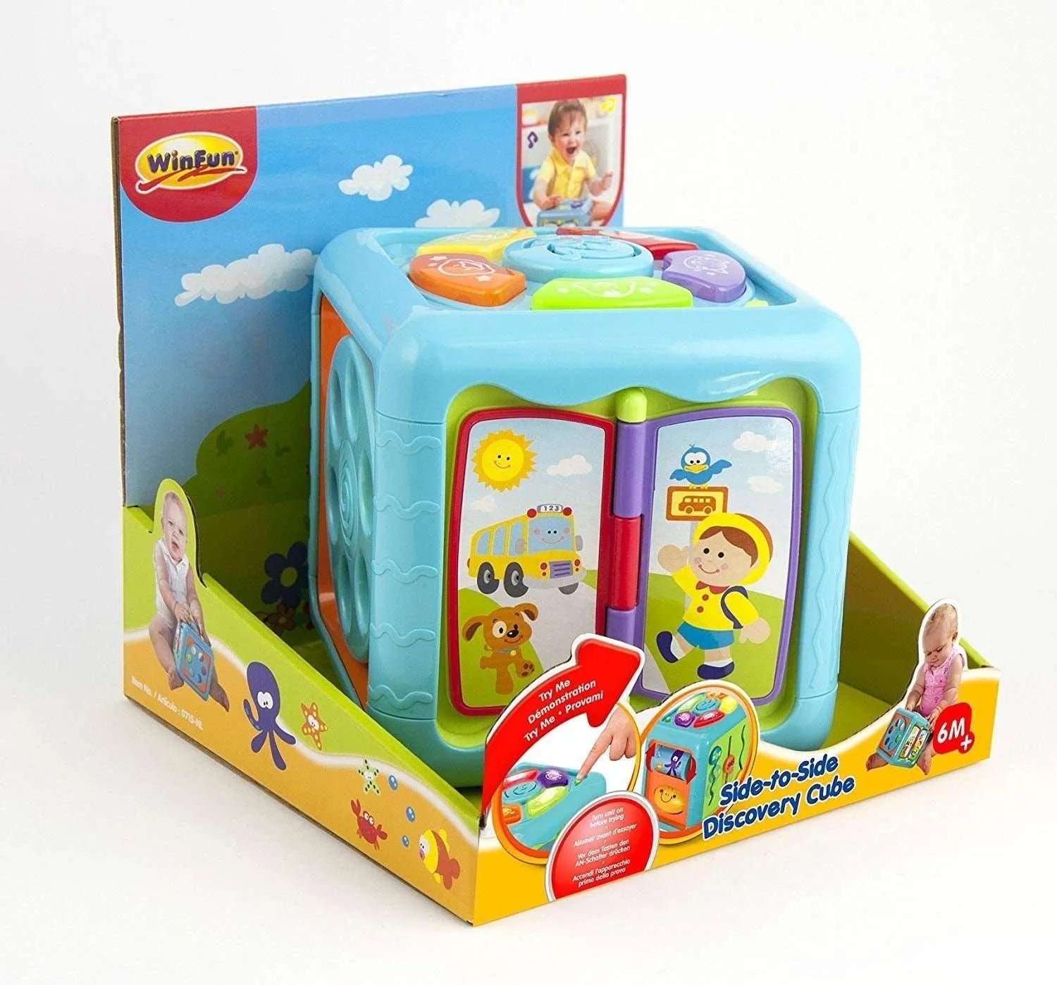 WINFUN - Cube Découverte - babyboss toys - pour bébé maroc